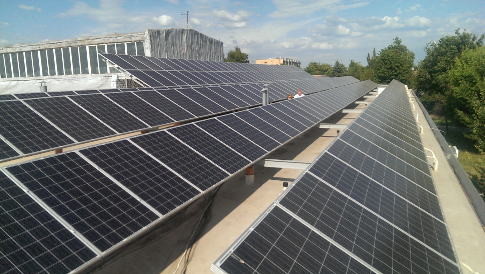 Промышленная солнечная электростанция 200 кВт