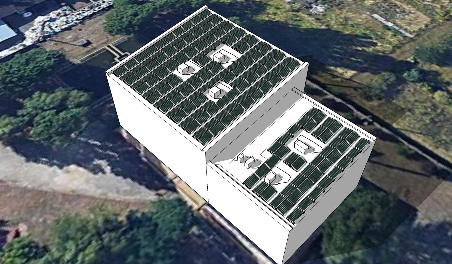 Сонячна станція на даху