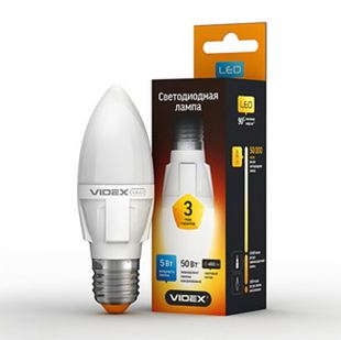 16-17 Светодиодная лампа VIDEX C37 5W Купить с доставкой по Украине