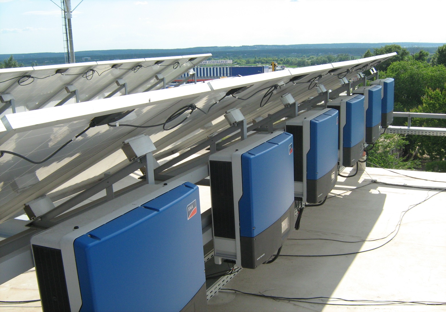 Крышная солнечная электростанция SolarPlant002