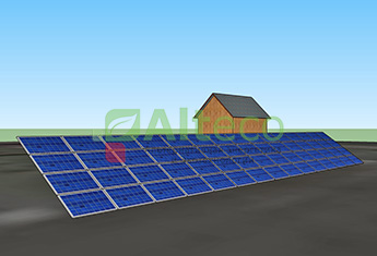 3D-моделювання сонячної станції 3d modelling 1