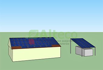 Візуалізація сонячної станції visual