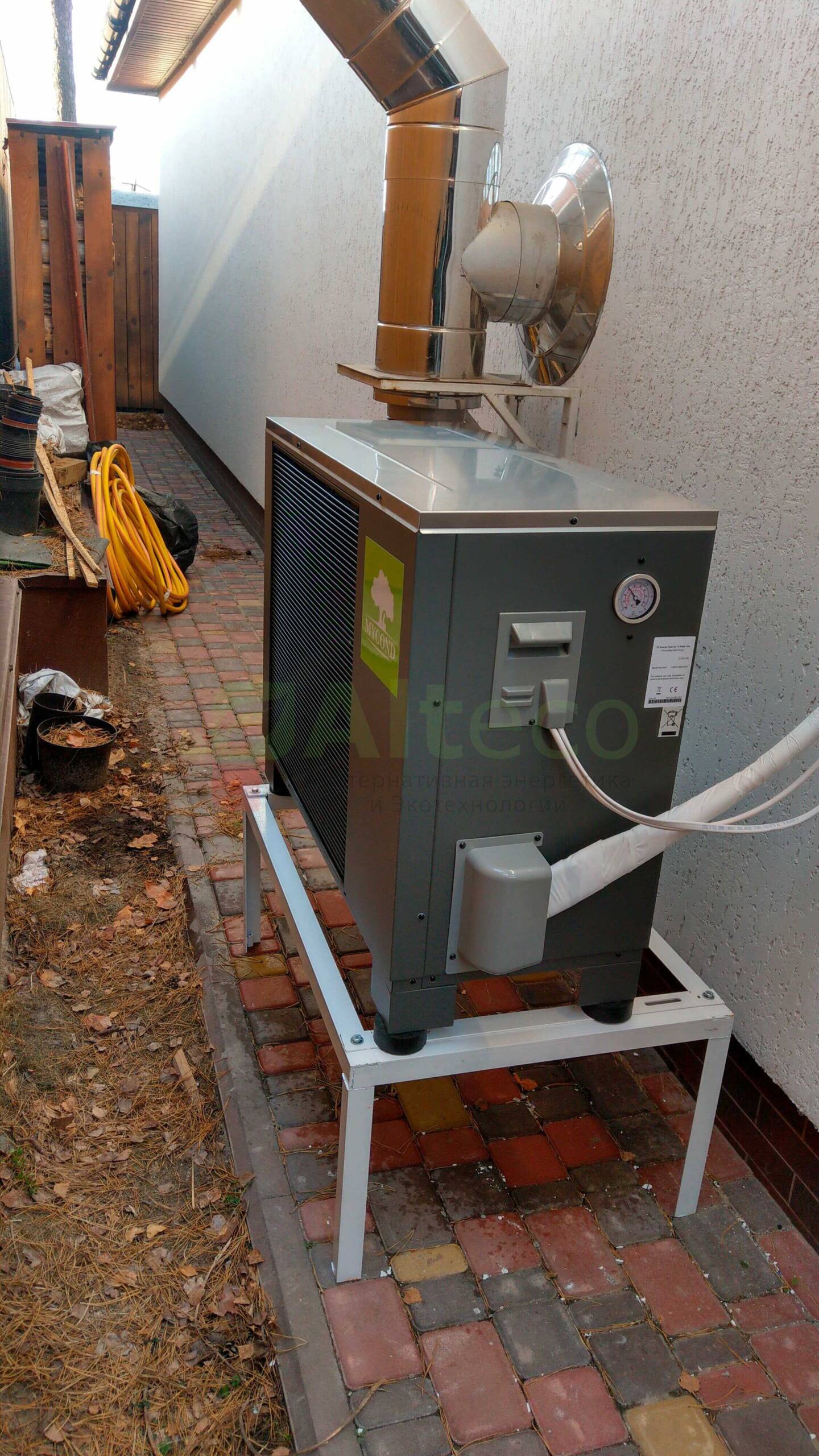 Тепловой насос типа воздух-вода