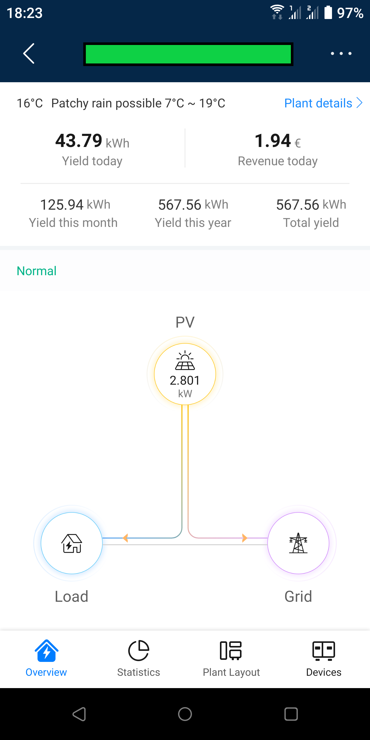 Active House solar plant manager 2 Active House solar plant manager 2