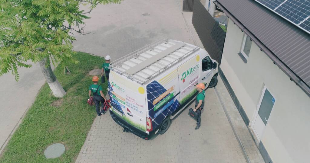 Монтаж сонячної електростанції компанія Alteco