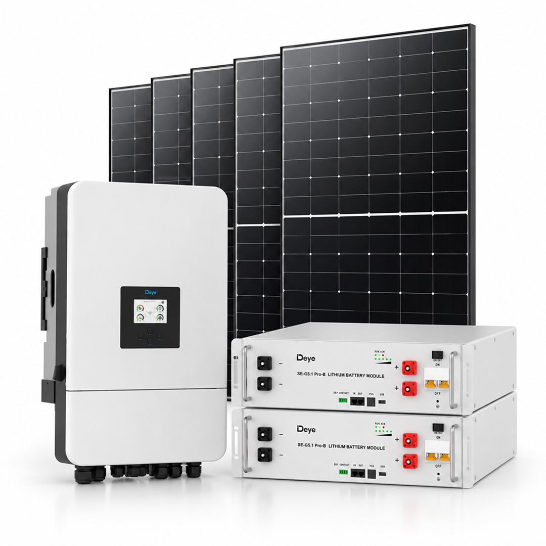 Гібридна сонячна електростанція 10 кВт під ключ