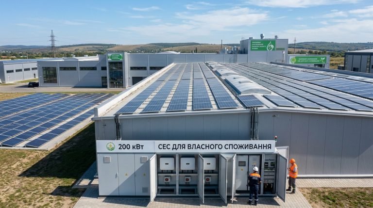 Сонячна електростанція для власного споживання